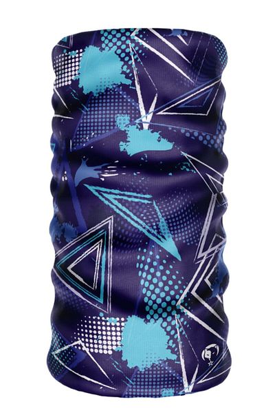e-Taktik Digital Desing Blue Extreme Seamless Sports Blue Neck Collar Bandana Buff Paphos Hair Band