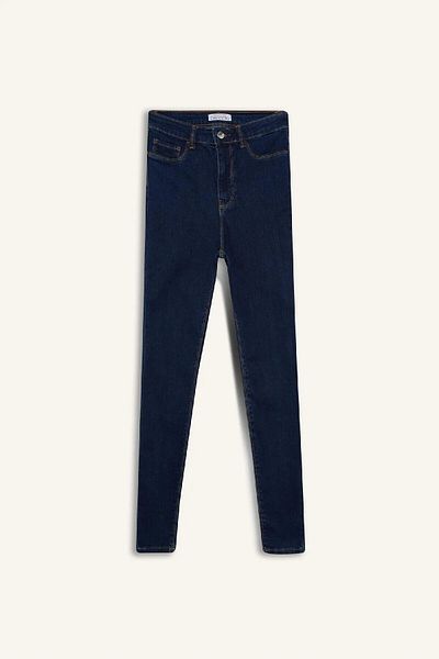 JILLY Denim Trousers - Skinny Leg High Waist Lycra Jeans