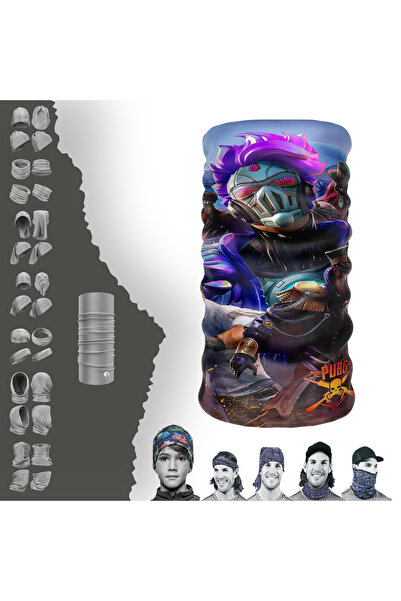 e-Taktik Pupg S17 Royal Pass Series Buff Baf Безшовний трубчастий комір-бандана