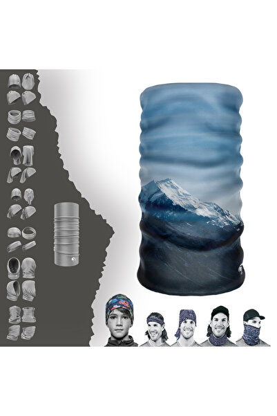 e-Taktik Μπαντάνα με λαιμόκοψη χωρίς ραφή με θέμα τη φωτογραφία Everst