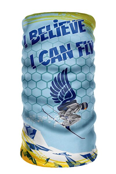 DeBuff Collar Я вірю, що можу літати Buff Baf Безшовний трубчастий комір Бандана