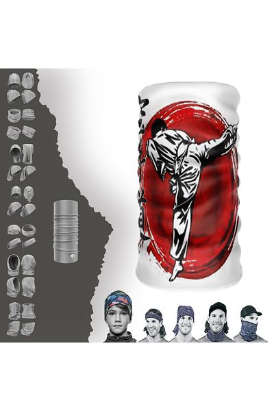 e-Taktik Extreme Taekwondo Patterned Neck Collar Bandana Buff Paphos