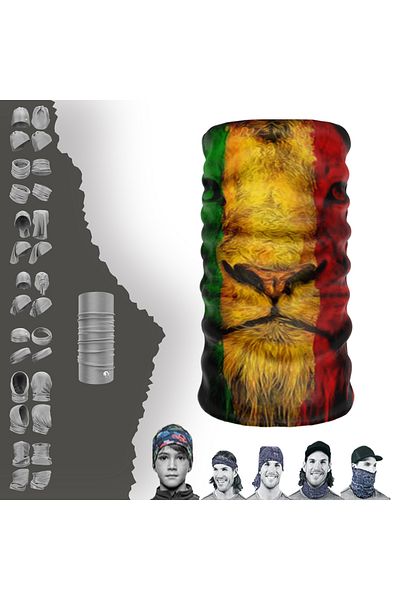 e-Taktik Brasil Lion Buff Seamless Tube Neck Collar Bandana