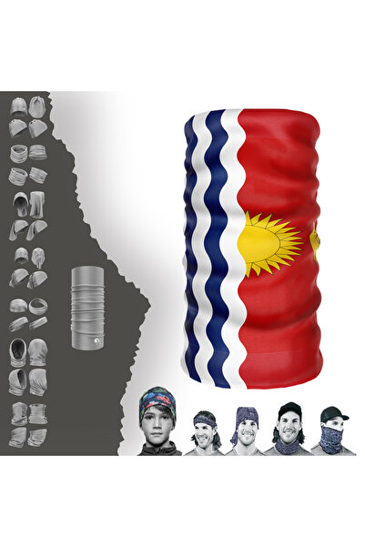 e-Taktik Багатофункціональний прапор Кірібаті УФ-маска для обличчя Баф Баф Го...