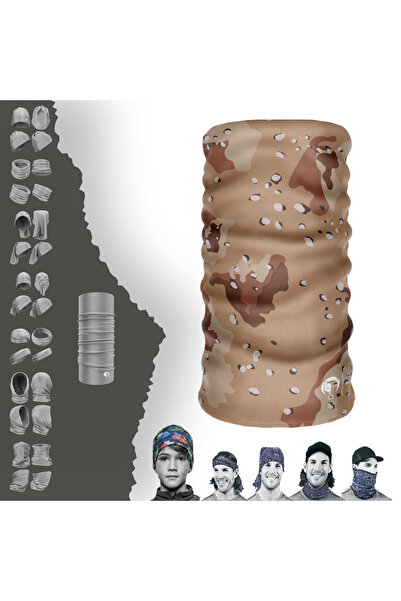 e-Taktik Καμουφλάζ Μπαντάνα με λαιμόκοψη χωρίς ραφή