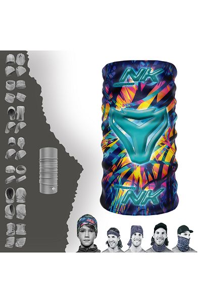 e-Taktik Cfmoto-nk Buff Seamless Tube Neck Collar Bandana Balaklava