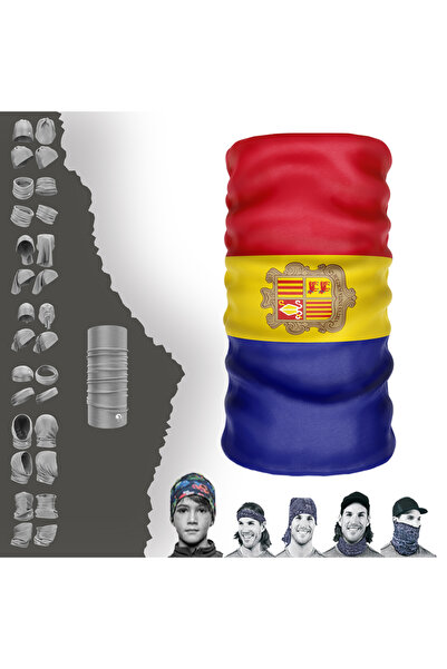 e-Taktik Multifunkcionalna zastava Moldavije UV maska za lice Buff Baf traka ...