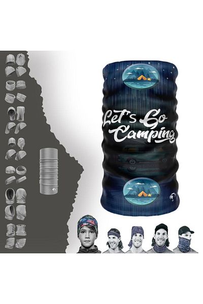 e-Taktik Camping Beanie Bandana - Neck Collar, Headband and Mask Bone Buckle