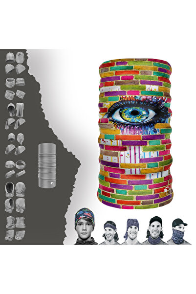 e-Taktik Šareno "oko" Sa deznom Bez šavova Tuba za vrat, bandana, buff, baf m...