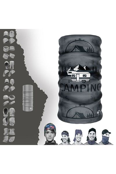 e-Taktik Neck Collar Beanie Bandana for Camping - Mask and Headband with Buckle