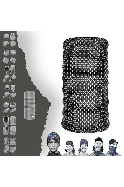 e-Taktik Geometric Themed Neck Collar Buff Paphos Bandana Hair Band