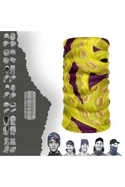 e-Taktik Octopus Seamless Tube Neck Collar Bandana