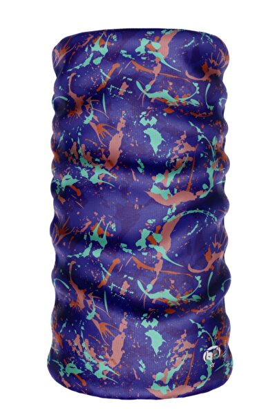 e-Taktik Цифровий дизайн Blue Extreme Seamless Спортивний синій шарф-бандана ...