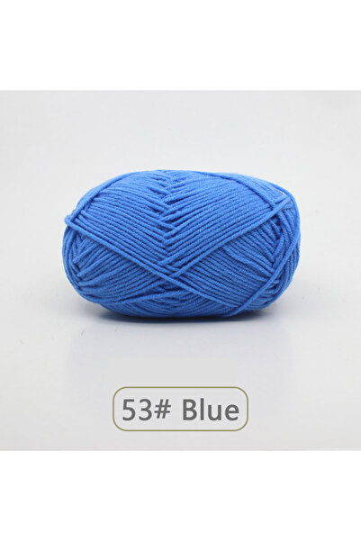 Choice YMX-53 50 جرام خيط صوف ناعم من القطن الحليبي خيط كروشيه مضاد للوبر للحياكة اليدوية لوشاح الكارديجان H