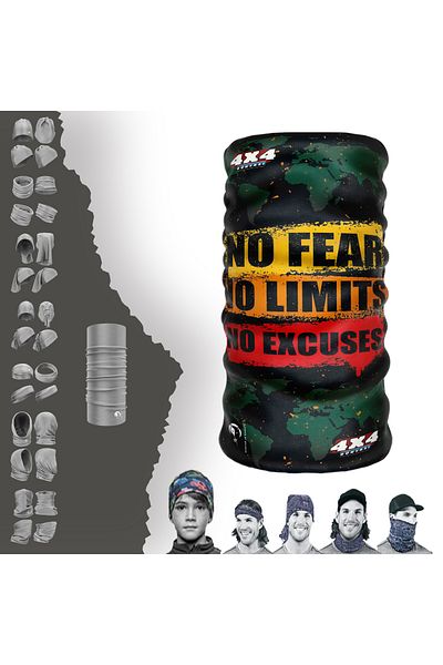 e-Taktik رباط شعر رياضي للطرق الوعرة Buff Baf Bandana
