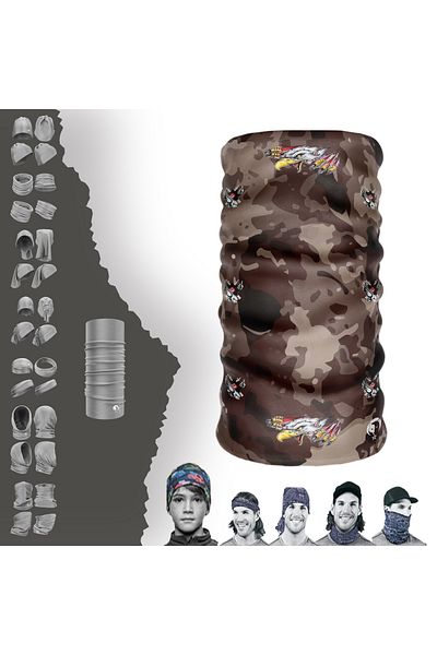 e-Taktik Police Special Operations Mask Buff Buff Seamless Tube Neck Collar