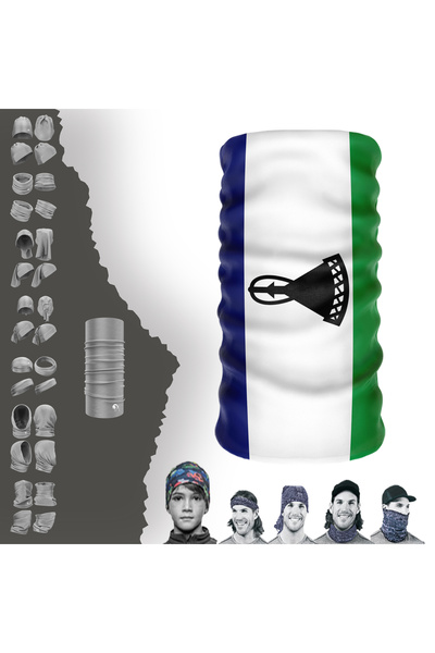 e-Taktik Багатофункціональний прапор Лесото УФ-маска для обличчя Баф Баф-повя...