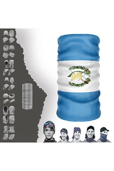 e-Taktik Багатофункціональний прапор Гватемали УФ-маска для обличчя Баф Баф Г...