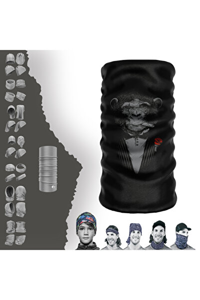 e-Taktik Мафія Мавпа З малюнком Безшовний Трубчастий Шарф Бандана Баф