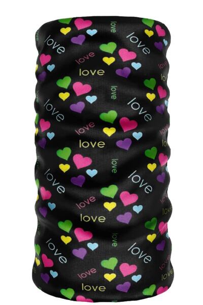 e-Taktik ® Екстремальний шарф-бандана з серцевим візерунком Buff Baf