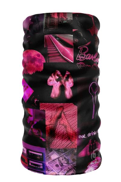 e-Taktik Barby Neon Extreme - Seamless Sports Neck Collar Bandana Buff Buff Hair Band
