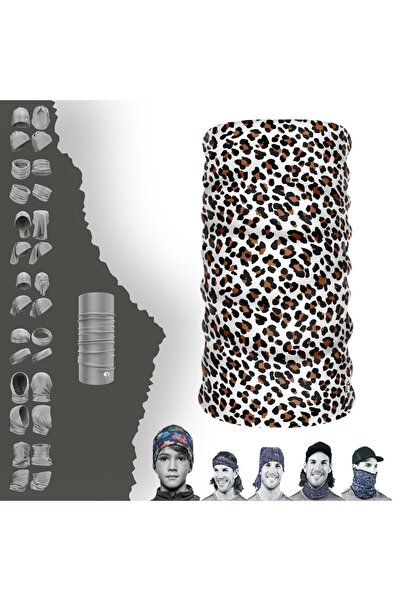 e-Taktik Extreme Panter Desenli Boyunluk Bandana Buff Baf