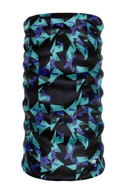 e-Taktik Цифровий дизайн Blue Extreme Seamless Спортивний синій шарф-бандана ...