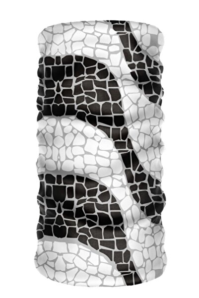 DeBuff Collar Geometrijska Buff Baf Bez šavova tuba za vrat, gaiter, bandana