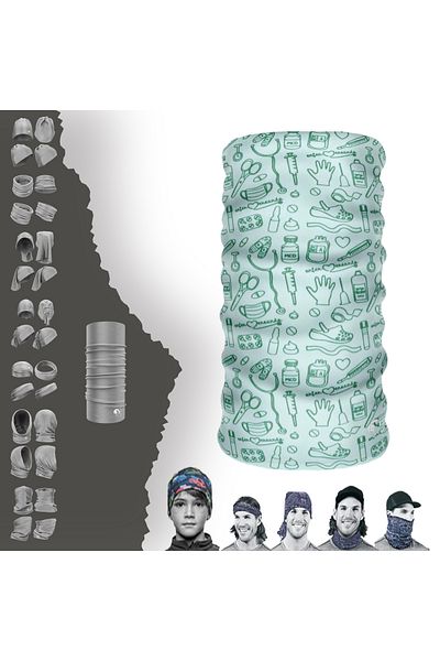 e-Taktik Special Neck Collar-bone-hairband for Physicians, Nurses and Health Care Workers