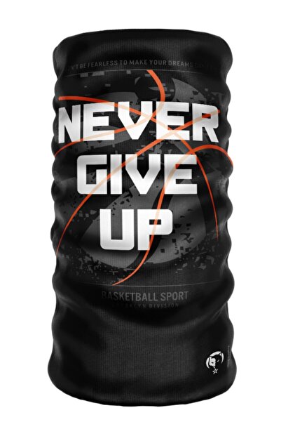 e-Taktik Never Give Up Košarka Ekstremna Bešavna Atletska Maska za Vrat Banda...