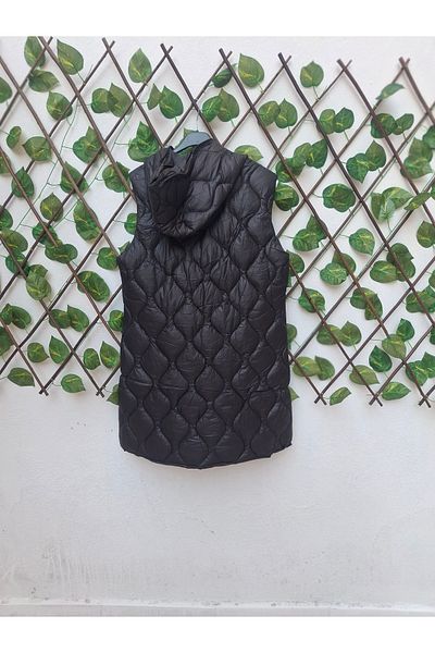 MODA Black Quilted Imported Inflatable Vest