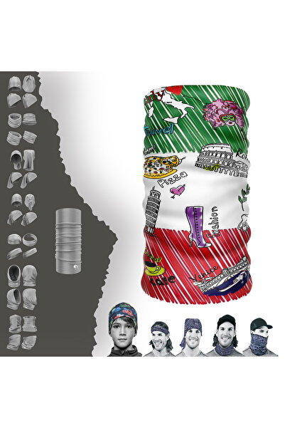 DeBuff Collar Любов в Італії інша Безшовний трубчастий комір-бандана