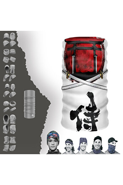 e-Taktik طوق الرقبة منقوشة للغاية كاتانا باندانا بوف باف