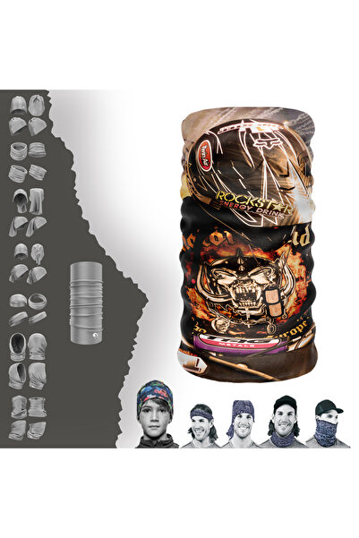 e-Taktik Rockstar Energy Drink Αθλητικό κεφαλόδεσμο Buff Baf Bandana