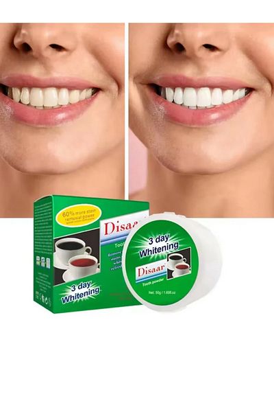 Disaar Disaar Whitening Tooth Powder for Tea and Coffee Stain Treatment 50g