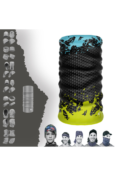 e-Taktik طوق رقبة رياضي سلس من كولور إكستريم سبورتس باندانا بوف بافوس