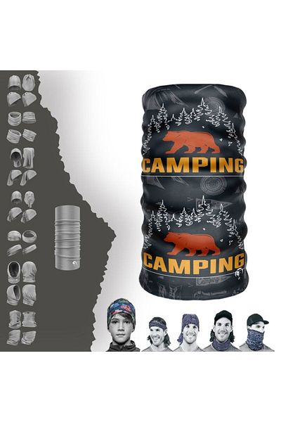e-Taktik Camping Beanie Bandana - Neck Collar, Headband and Mask Bone Buckle