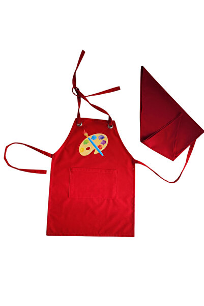 Leydukids çocuk önlüğü,mutfak önlüğü,etkinlik önlüğü +BANDANA HEDİYELİ