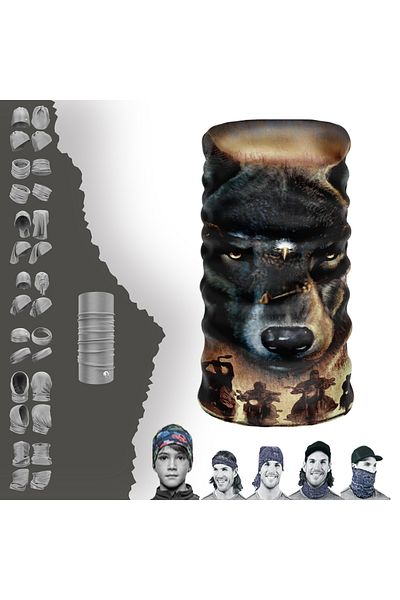 e-Taktik ® Extreme Motocycle Animal Buff Neck Collar Bandana Balaklava