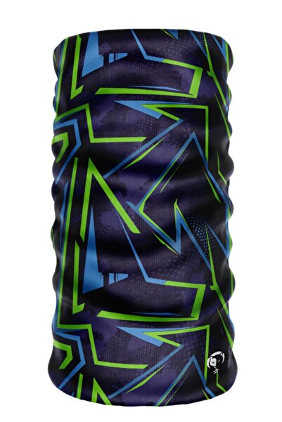 e-Taktik Цифровий дизайн Blue Extreme Seamless Спортивний синій шарф-бандана ...