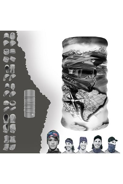 DeBuff Collar Spartanmotocycle Buff Baf Seamless Tube Neck Collar Bandana
