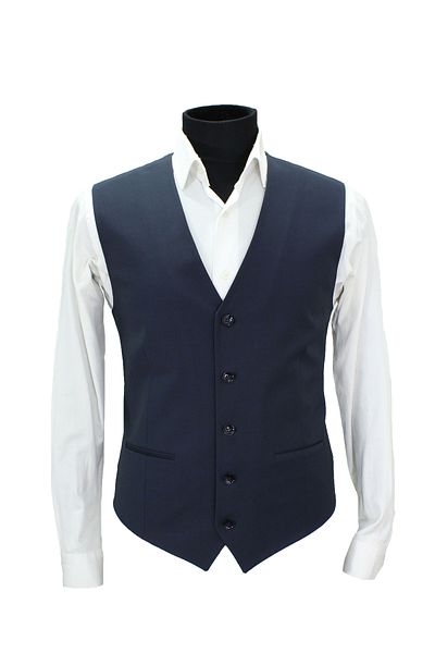 MENTOR REGALO Men's Vest V-Collar Petroleum Color 160695