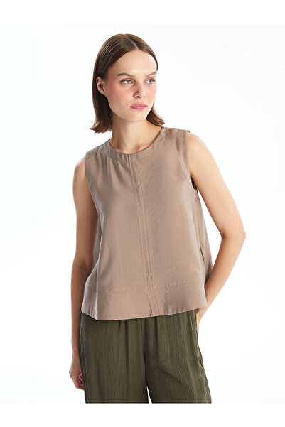 LC Waikiki Bluză simplă pentru femei Özmarka, sezon nou, cu decolteu tip bici...