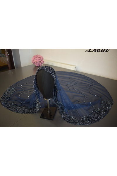 ZEN DUVAK Nakışlı Bahar Model Gelin Duvağı