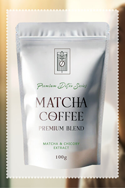 Mel and Mira Premium Detox Series Matcha Coffee 100g, Matcha ve Hindiba İçerikli Özel Formül