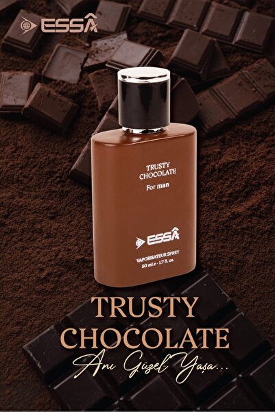 ESSA Kalıcı erkek Parfümü edp Çikolata TRUSTY CHOCLATE Parfüm Afrodizak Etkili