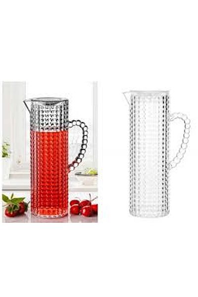 YeniBazaar Alray Acrylic Beaded Oval Jug Royaleks-Av-158
