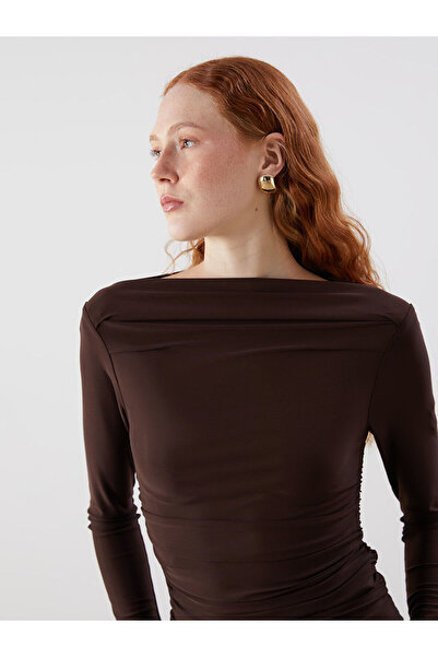 LC Waikiki Özmarka New Season Boat Neck Women's Blouse