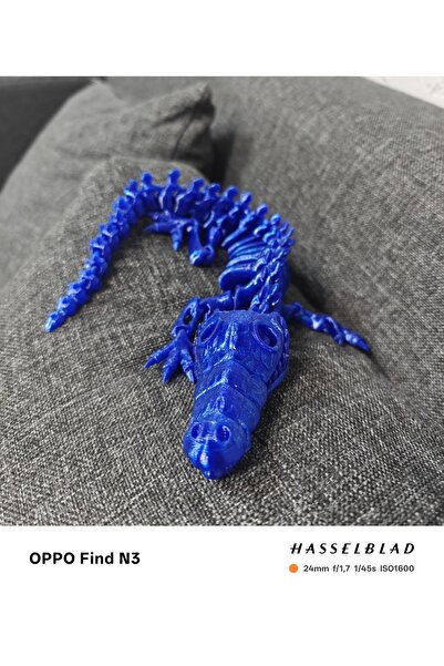 GİT3D HAREKTLİ TİMSAH ŞEFFAF MAVİ