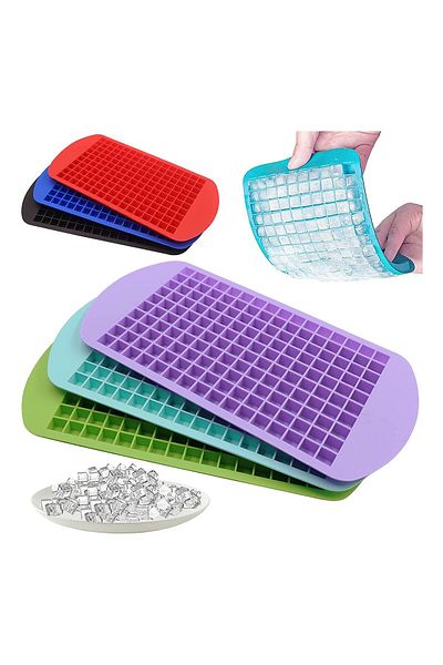 obrigado 160 Mini Cube Ice Molds – the Perfect Choice for Practical and Fast Cooling!